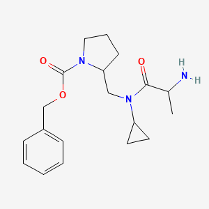 (S)-Benzyl 2-(((S)-2-amino-N-cyclopropylpropanamido)methyl)pyrrolidine-1-carboxylate