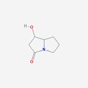 (1S,7AS)-1-Hydroxytetrahydro-1H-pyrrolizin-3(2H)-one