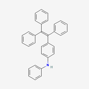 molecular formula C32H25N B14782136 N-Phenyl-4-(1,2,2-triphenylvinyl)aniline 