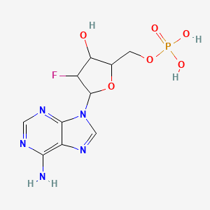 molecular formula C10H13FN5O6P B14782155 2'-Deoxy-2'-fluoroadenosine-5'-monophosphate 