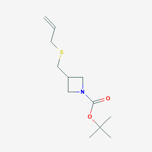 tert-Butyl 3-((allylthio)methyl)azetidine-1-carboxylate