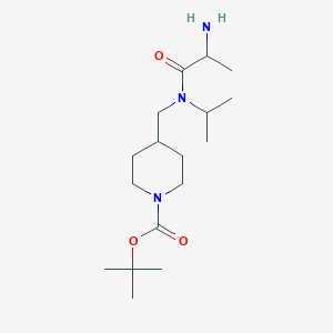 (S)-tert-Butyl 4-((2-amino-N-isopropylpropanamido)methyl)piperidine-1-carboxylate