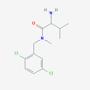 2-amino-N-[(2,5-dichlorophenyl)methyl]-N,3-dimethylbutanamide