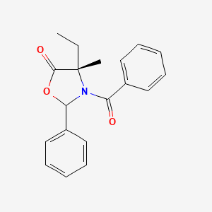 (4S)-3-benzoyl-4-ethyl-4-methyl-2-phenyl-1,3-oxazolidin-5-one