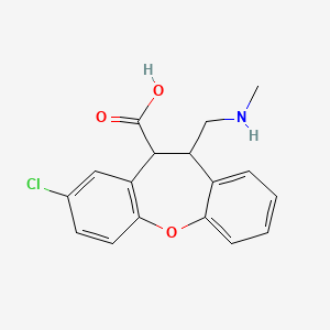 3-Chloro-6-(methylaminomethyl)-5,6-dihydrobenzo[b][1]benzoxepine-5-carboxylic acid