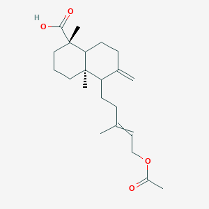 (1S,4aR)-5-(5-acetyloxy-3-methylpent-3-enyl)-1,4a-dimethyl-6-methylidene-3,4,5,7,8,8a-hexahydro-2H-naphthalene-1-carboxylic acid