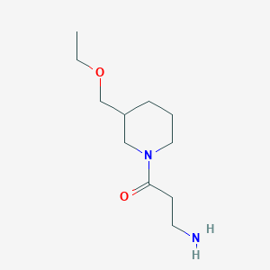 molecular formula C11H22N2O2 B1478230 3-Amino-1-(3-(ethoxymethyl)piperidin-1-yl)propan-1-one CAS No. 1837069-85-8