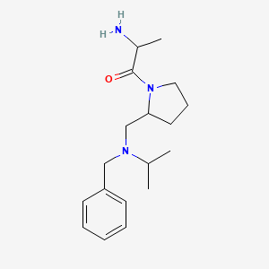 2-Amino-1-((S)-2-((benzyl(isopropyl)amino)methyl)pyrrolidin-1-yl)propan-1-one