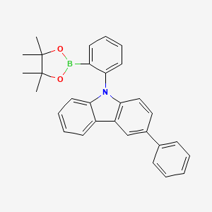 3-Phenyl-9-[2-(4,4,5,5-tetramethyl-1,3,2-dioxaborolan-2-yl)phenyl]carbazole