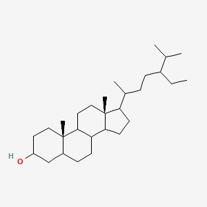 (10S,13R)-17-(5-ethyl-6-methylheptan-2-yl)-10,13-dimethyl-2,3,4,5,6,7,8,9,11,12,14,15,16,17-tetradecahydro-1H-cyclopenta[a]phenanthren-3-ol