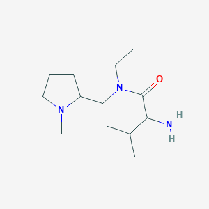 2-Amino-N-ethyl-3-methyl-N-(((S)-1-methylpyrrolidin-2-yl)methyl)butanamide