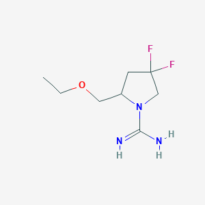 2-(Ethoxymethyl)-4,4-difluoropyrrolidine-1-carboximidamide