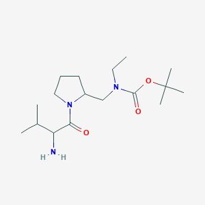 tert-Butyl (((S)-1-((S)-2-amino-3-methylbutanoyl)pyrrolidin-2-yl)methyl)(ethyl)carbamate