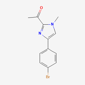 2-Acetyl-4-(4-bromophenyl)-1-methyl-1H-imidazole