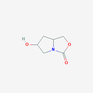 6-hydroxy-5,6,7,7a-tetrahydro-1H-pyrrolo[1,2-c][1,3]oxazol-3-one