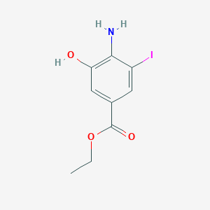 Ethyl 4-amino-3-hydroxy-5-iodobenzoate