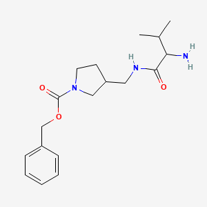 Benzyl 3-[[(2-amino-3-methylbutanoyl)amino]methyl]pyrrolidine-1-carboxylate