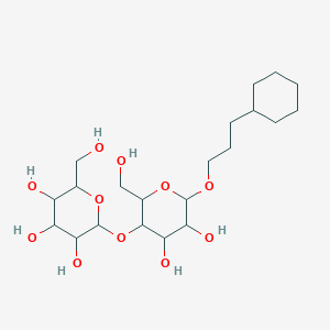 (2R,3R,4S,5S,6R)-2-{[(2R,3S,4R,5R,6R)-6-(3-Cyclohexylpropoxy)-4,5-dihydroxy-2-(hydroxymethyl)oxan-3-YL]oxy}-6-(hydroxymethyl)oxane-3,4,5-triol