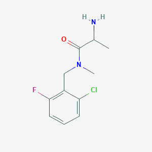 2-amino-N-[(2-chloro-6-fluorophenyl)methyl]-N-methylpropanamide