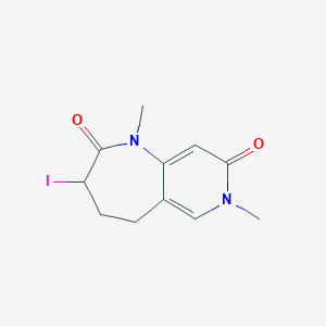 3-Iodo-1,7-dimethyl-4,5-dihydro-1H-pyrido[4,3-b]azepine-2,8(3H,7H)-dione