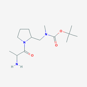 tert-Butyl (((S)-1-((S)-2-aminopropanoyl)pyrrolidin-2-yl)methyl)(methyl)carbamate