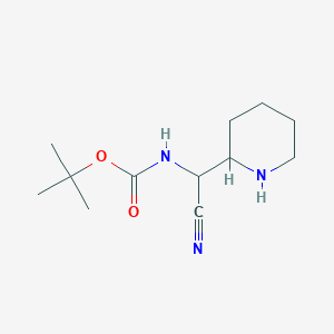 tert-Butyl (cyano(piperidin-2-yl)methyl)carbamate