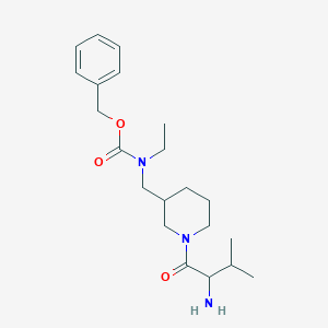 benzyl N-[[1-(2-amino-3-methylbutanoyl)piperidin-3-yl]methyl]-N-ethylcarbamate