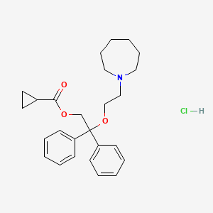 2-(2-(Azepan-1-yl)ethoxy)-2,2-diphenylethyl cyclopropanecarboxylate hydrochloride