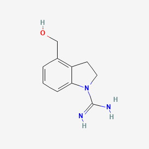 4-(Hydroxymethyl)indoline-1-carboximidamide