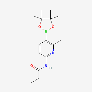 N-(6-Methyl-5-(4,4,5,5-tetraMethyl-1,3,2-dioxaborolan-2-yl)pyridin-2-yl)propionaMide