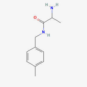 2-amino-N-[(4-methylphenyl)methyl]propanamide