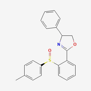 2-[2-[(R)-(4-methylphenyl)sulfinyl]phenyl]-4-phenyl-4,5-dihydro-1,3-oxazole