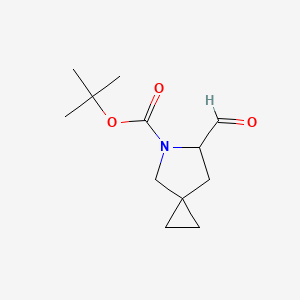 Tert-butyl 6-formyl-5-azaspiro[2.4]heptane-5-carboxylate