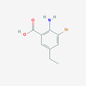 2-Amino-3-bromo-5-ethylbenzoic acid