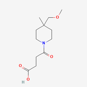 molecular formula C12H21NO4 B1478331 4-(4-(Methoxymethyl)-4-methylpiperidin-1-yl)-4-oxobutanoic acid CAS No. 2041363-97-5
