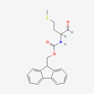 (S)-(9H-Fluoren-9-yl)methyl (4-(methylthio)-1-oxobutan-2-yl)carbamate