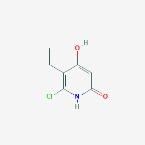 6-Chloro-5-ethyl-4-hydroxypyridin-2(1H)-one