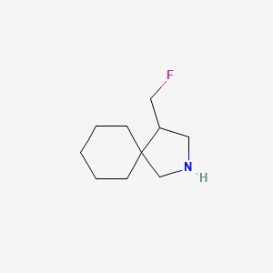 molecular formula C10H18FN B1478347 4-(Fluoromethyl)-2-azaspiro[4.5]decane CAS No. 2092064-76-9