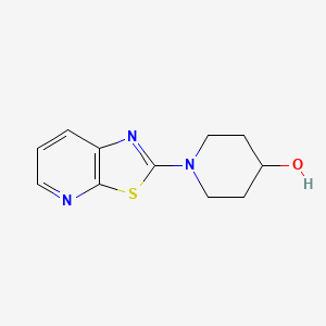 molecular formula C11H13N3OS B1478363 1-(Thiazolo[5,4-b]pyridin-2-yl)piperidin-4-ol CAS No. 2097992-92-0