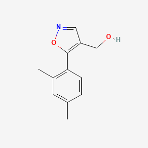 molecular formula C12H13NO2 B1478364 (5-(2,4-Dimethylphenyl)isoxazol-4-yl)methanol CAS No. 2092592-10-2
