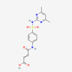 4-[4-[(4,6-Dimethylpyrimidin-2-yl)sulfamoyl]anilino]-4-oxobut-2-enoic acid