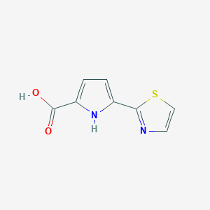 5-(Thiazol-2-yl)-1H-pyrrole-2-carboxylic acid