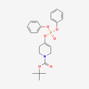 tert-Butyl 4-((diphenoxyphosphoryl)oxy)-3,6-dihydropyridine-1(2H)-carboxylate