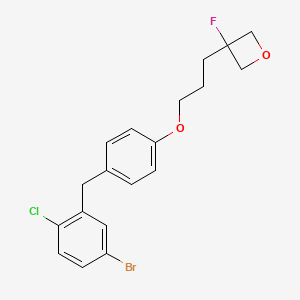 3-(3-(4-(5-Bromo-2-chlorobenzyl)phenoxy)propyl)-3-fluorooxetane