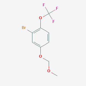 2-Bromo-4-(methoxymethoxy)-1-(trifluoromethoxy)benzene