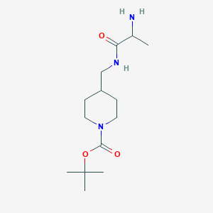 Tert-butyl 4-[(2-aminopropanoylamino)methyl]piperidine-1-carboxylate