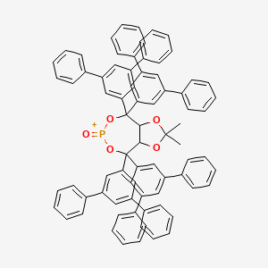 4,4,8,8-Tetrakis(3,5-diphenylphenyl)-2,2-dimethyl-3a,8a-dihydro-[1,3]dioxolo[4,5-e][1,3,2]dioxaphosphepin-6-ium 6-oxide