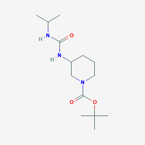 Tert-butyl 3-(propan-2-ylcarbamoylamino)piperidine-1-carboxylate