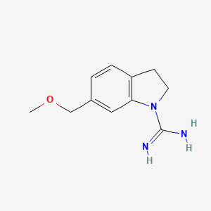 6-(Methoxymethyl)indoline-1-carboximidamide