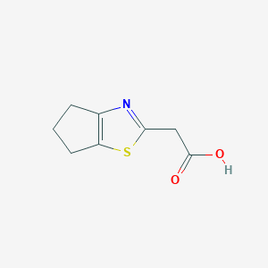 4H-Cyclopentathiazole-2-acetic acid, 5,6-dihydro-